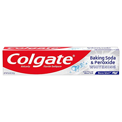 Buy now Colgate Baking Soda and Peroxide Whitening Bubbles Toothpaste, Brisk Mint, 8 Ounce at indiglob india