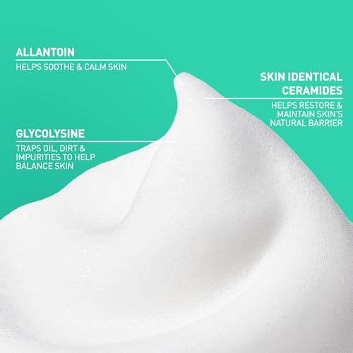 Buy now CeraVe Balancing Air Foam Face Wash, Foaming Facial Cleanser For Combination Skin, 8HR Oil Control + 24HR Hydration, Fragrance-Free & Non-Comedogenic, With Glycolysine™ & 3 Essential Ceramides, 8oz at indiglob india