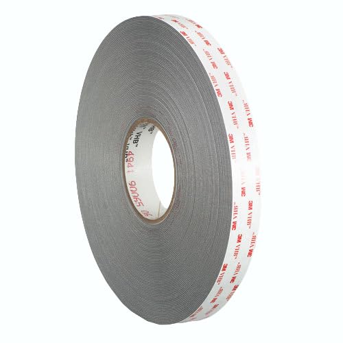 Buy now 3M 4941 VHB Double-Sided Acrylic Foam Tape, 45 mil, 0.5" x 5 Yards (Dark Grey) at indiglob india
