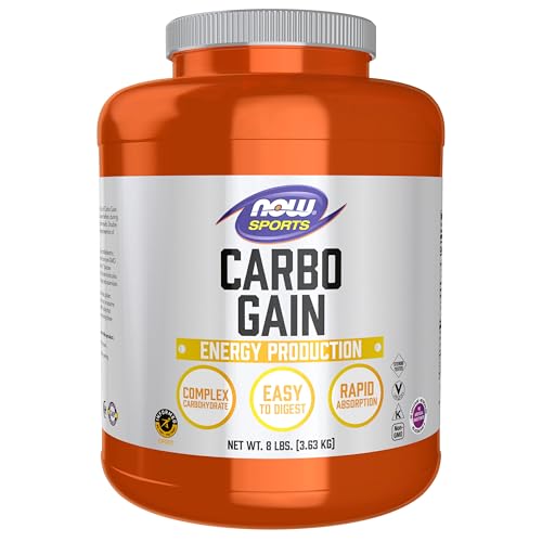 Buy now NOW Foods Sports Nutrition, Carbo Gain Powder (Maltodextrin), Rapid Absorption, Energy Production, 8-Pound at indiglob india