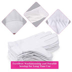 Buy now 100 Percent Cotton Gloves for Dry Hands Eczema, Selizo 10 Pairs White Cotton Gloves for Women Dry Hands Moisturizing Cosmetic Sensitive Irritated Skin Spa at indiglob india