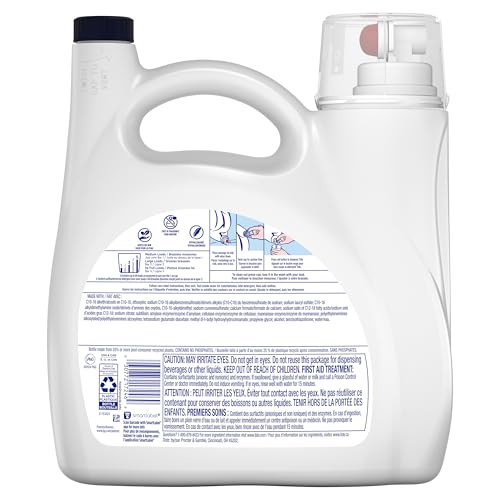 Buy now Tide Free and Gentle Odor Refresh Laundry Detergent Liquid, 94 Count, 132 fl oz, Hypoallergenic Laundry Detergent at indiglob india