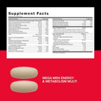 Buy now GNC Mega Men Energy and Metabolism Vitapak Program, Convenient, Complete Nutrition, 5 Products in 1 Packet, Calorie Burn, Thermogenic, 300mg Caffeine, 30 Daily Packs at indiglob india