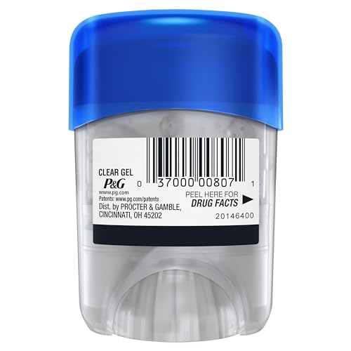 Buy now Gillette Antiperspirant and Deodorant for Men, 72hr Sweat & Odor Protection, Long Lasting Freshness, Anti-White Mark Technology, Clear Gel, Cool Wave Scent, 0.5 oz at indiglob india