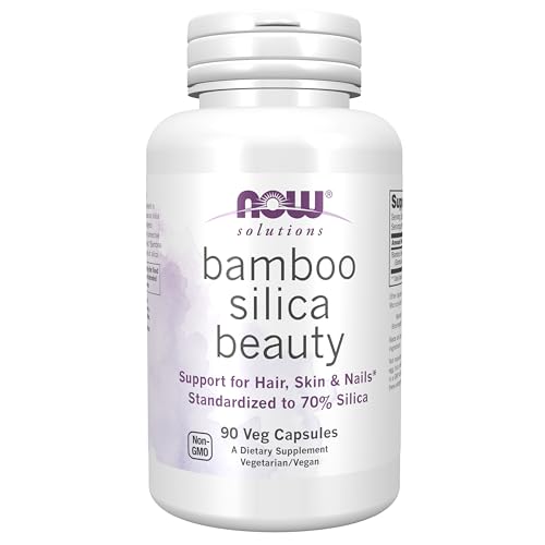 Buy now NOW Foods Solutions, Bamboo Silica Beauty, Support for Hair, Skin & Nails, Standardized to 70% Silica, 90 Veg Capsules at indiglob india
