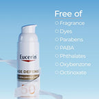 Buy now Eucerin Sun Age Defense SPF 50 Face Sunscreen Lotion with Hyaluronic Acid, Hypoallergenic, Non-Comedogenic Sunscreen SPF 50 Free of Fragrance, Oxybenzone and Octinoxate, 2.5 Fl Oz Bottle at indiglob india