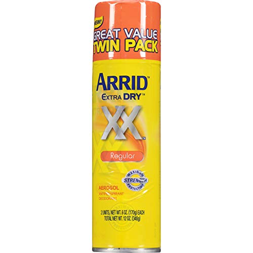 Buy now Arrid XX Extra Dry Antiperspirant Deodorant, Regular, Twin Pack (two 6oz. cans) Packaging May Vary at indiglob india