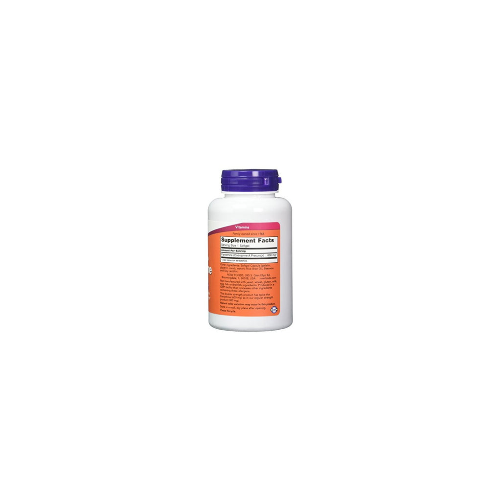 Buy now NOW Foods Pantethine, 600 mg 60 Softgels (Pack of 2) at indiglob india