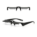 Horizontal Lazy Glasses 90 Degree for Lying Down Reading or Watching TV,Knitting Up Neck Relax, Prism Glasses for Looking Up Playing Mobile,Lightweight and Smooth Comfortable Frame Clear Vision