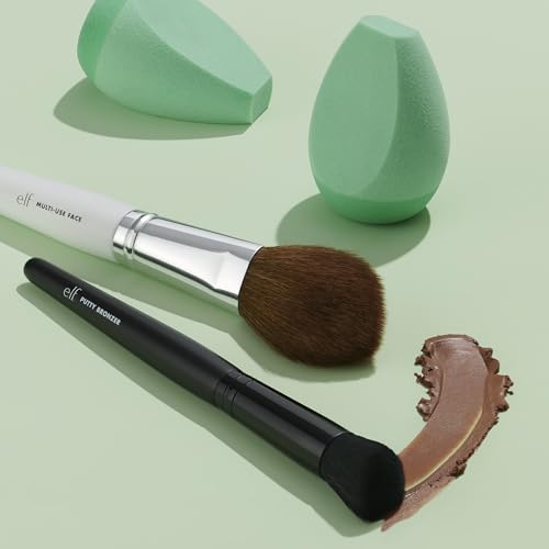 Buy now e.l.f. Angled Silicone Face Sponge, Angled Design For Cream & Liquid Blush, Bronzer, Foundation & Concealer, Vegan & Cruelty-free at indiglob india