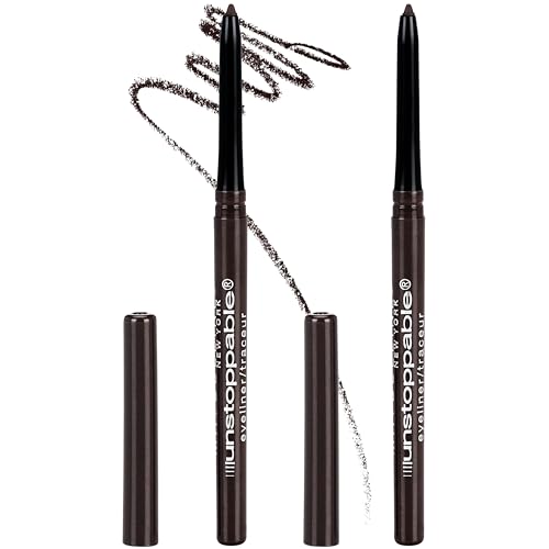 Buy now Maybelline Unstoppable Waterproof Mechanical Brown Eyeliner Pencil, Easy to Apply, Smooth Glide, Up to 24 Hour Wear, Espresso, Pack of 2 at indiglob india