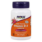 Buy now NOW Foods Vitamin D-3, Structural Support 2000 I.U, 480 Softgels at indiglob india