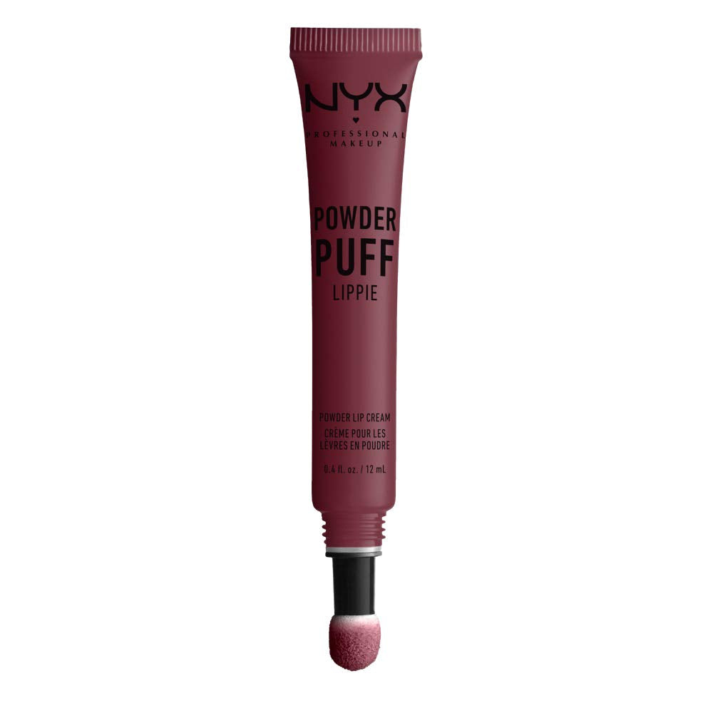 Buy now NYX PROFESSIONAL MAKEUP Powder Puff Lippie Lip Cream, Liquid Lipstick - Teacher's Pet (Orange Brown) 0.4 Fl Oz (Pack of 1) Moody at indiglob india