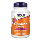 Buy now Now Supplements Choline 300 mg, 100 Veg Capsules - Supports Nervous System and Liver Health*, Vegan at indiglob india