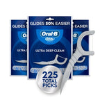 Buy now Oral-B Glide Ultra Deep Clean Floss Picks, Removes Food and Plaque, Cool Mint Flavor, 75 Floss Picks, Pack of 3 at indiglob india