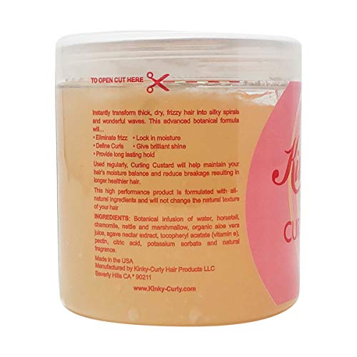 Buy now Kinky Curly Curl Custard Gel, 8 oz at indiglob india