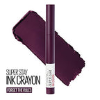 Buy now Maybelline SuperStay Ink Crayon Matte Longwear Lipstick With Built-in Sharpener, Forget The Rules, 0.04 Ounce at indiglob india