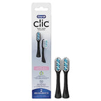 Buy now Oral-B Clic Toothbrush Sensitive Clean Replacement Brush Heads, Black, 2 Count (Pack of 3) at indiglob india