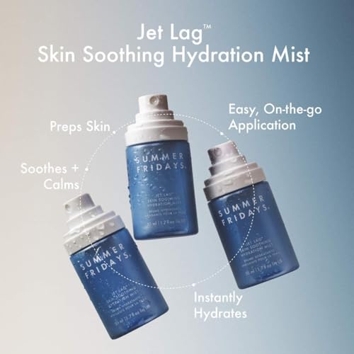 Buy now Summer Fridays Jet Lag Skin Soothing Hydration Face Mist - Ultra-Fine Facial Spray & Hydrating Mist to Comfort, Soothe & Help Provide Protective Moisture Barrier Support for Glowing Skin (1.7 Fl Oz) at indiglob india