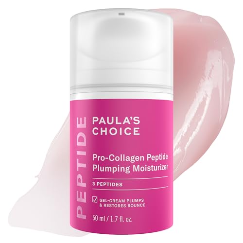 Buy now Paula's Choice Pro-Collagen Peptide Plumping Face Moisturizer, Daily Gel Face Cream for Deep Lightweight Hydration, Wrinkles & Loss of Firmness, Fragrance-Free, 1.7 Fl Oz at indiglob india