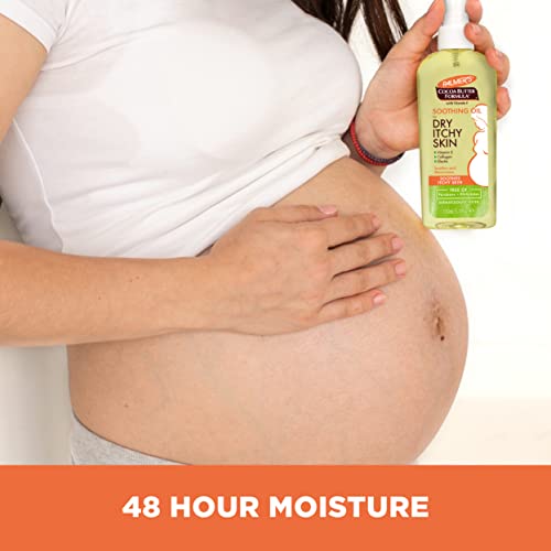 Buy now Palmer's Cocoa Butter Formula Soothing Oil with Vitamin E, Dry, Itchy Skin Relief, Anti-Itch Body Oil, 5.1 Ounces at indiglob india