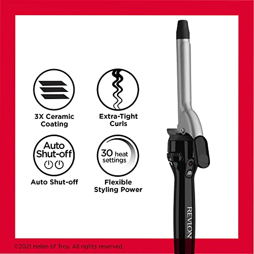 Buy now Revlon Perfect Heat Triple Ceramic Curling Iron | For Silky Smooth Tight Curls (3/4 in) at indiglob india