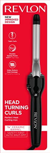Buy now Revlon Perfect Heat Triple Ceramic Curling Iron | For Silky Smooth Tight Curls (3/4 in) at indiglob india