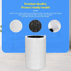 Buy now Blue Pure 411 Replacement Filters for Blueair Blue Pure 411, 411+, 411 Auto and Mini Air Purifier, Include 2 Particle and 2 Activated Carbon at indiglob india