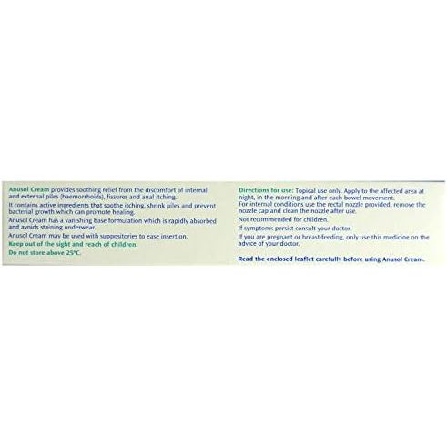 Buy now Anusol 43g SOY Cream - Whole Body Skin Moisturizer for All Skin Types, Damage Control & Pore Treatment, 1.51 oz at indiglob india