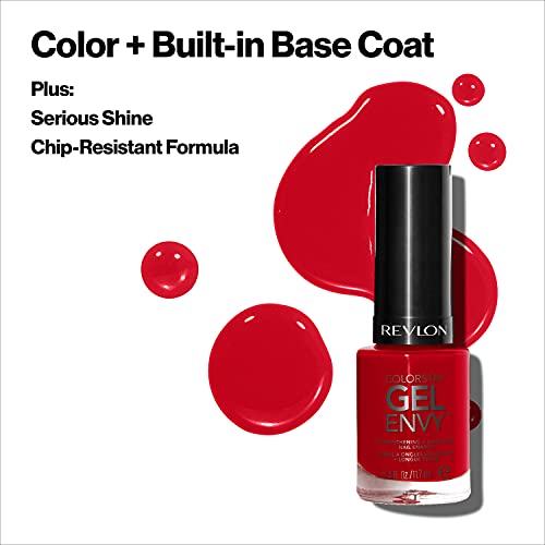 Buy now Revlon ColorStay Gel Envy Longwear Nail Enamel, Chip Resistant Diamond Top Coat Nail Polish with Shine, 0.4 fl oz at indiglob india