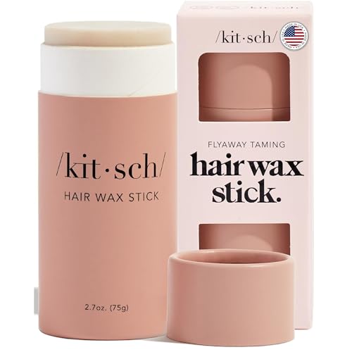 Buy now Kitsch Hair Wax Stick for Women & Men - Anti-Frizz and Fly Away Hair Tamer, No Residue Hair Finishing Stick | All Day Hold Styling Product - 2.7 oz at indiglob india