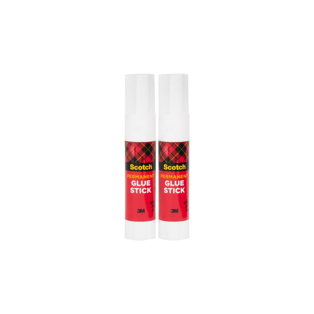 Scotch Permanent Glue Sticks, Acid-Free Non-Toxic Adhesive (2-Pack) – Strong & Fast Bond, No-Mess Application for Paper, Photos, Crafts