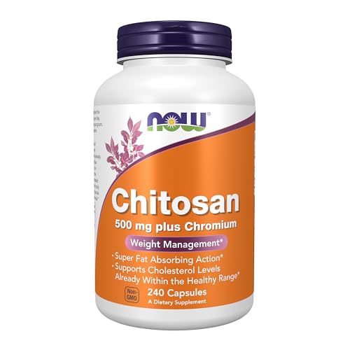 Buy now NOW Supplements, Chitosan 500 mg plus Chromium, Weight Management*, 240 Veg Capsules at indiglob india