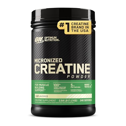 Buy now Optimum Nutrition Micronized Creatine Monohydrate Capsules, Keto Friendly, 2500mg, 300 Capsules (Packaging May Vary) at indiglob india