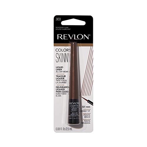 Buy now Revlon Skinny Liquid Eyeliner, ColorStay Eye Makeup, Waterproof, Smudge-proof, Longwearing with Ultra-Fine Tip, Mahogany Flame, 0.08 oz at indiglob india