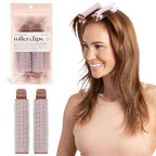 Buy now Kitsch Volumizing Hair Clips for Women - Hair Rollers for Volume & Curls - Volumizing Hair Products, Hair Roller Clips for Effortless Curls That Last - 2pc, Terracotta at indiglob india