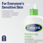 Buy now Cetaphil Face & Body Moisturizer, Hydrating Moisturizing Lotion for All Skin Types, Suitable for Sensitive Skin, NEW 20 oz, Fragrance Free, Hypoallergenic, Non-Comedogenic at indiglob india