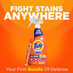 Buy now MADE BY NEHEMIAH Tide Rescue Laundry Stain Remover Spray with Oxi + Travel Size Tide To Go Pen, Spot Remover for Clothes, Fabric, Upholstery, Carpet, Grease & More Tough Stains- 22 Fl Oz + 1 Stain Pen at indiglob india
