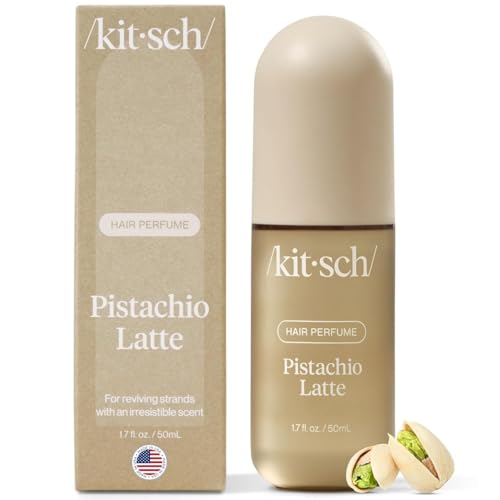 Buy now Kitsch Hair Perfume for Women - Pistachio Latte | Clean, Deodorizing & Patented Odor-Eliminating Technology Hair Spray & Body Mist - Freshen Hair, Body & Pillows - Coconut & Warm Coffee Scent - 50mL at indiglob india