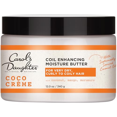 Buy now Carol's Daughter Coco Creme Coil Enhancing Moisture Butter, with Coconut Oil and Mango Butter, for Very Dry Curly Hair, Paraben and Silicone Free, 12 oz at indiglob india