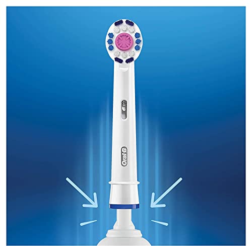 Buy now Oral-B 3D White Toothbrush Heads Pack of 4 Replacement Refills for Electric Rechargeable Toothbrush at indiglob india