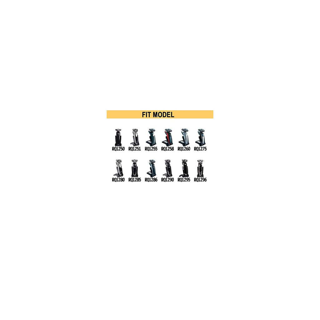Buy now RQ12 Replacement Shaver Head Compatible with Philipss Norelcos RQ11 RQ10 Sensotouch 3D 1260X RQ1250 RQ1295 RQ1180 Arcitec Razor Shaving Unit Triple 3D at indiglob india