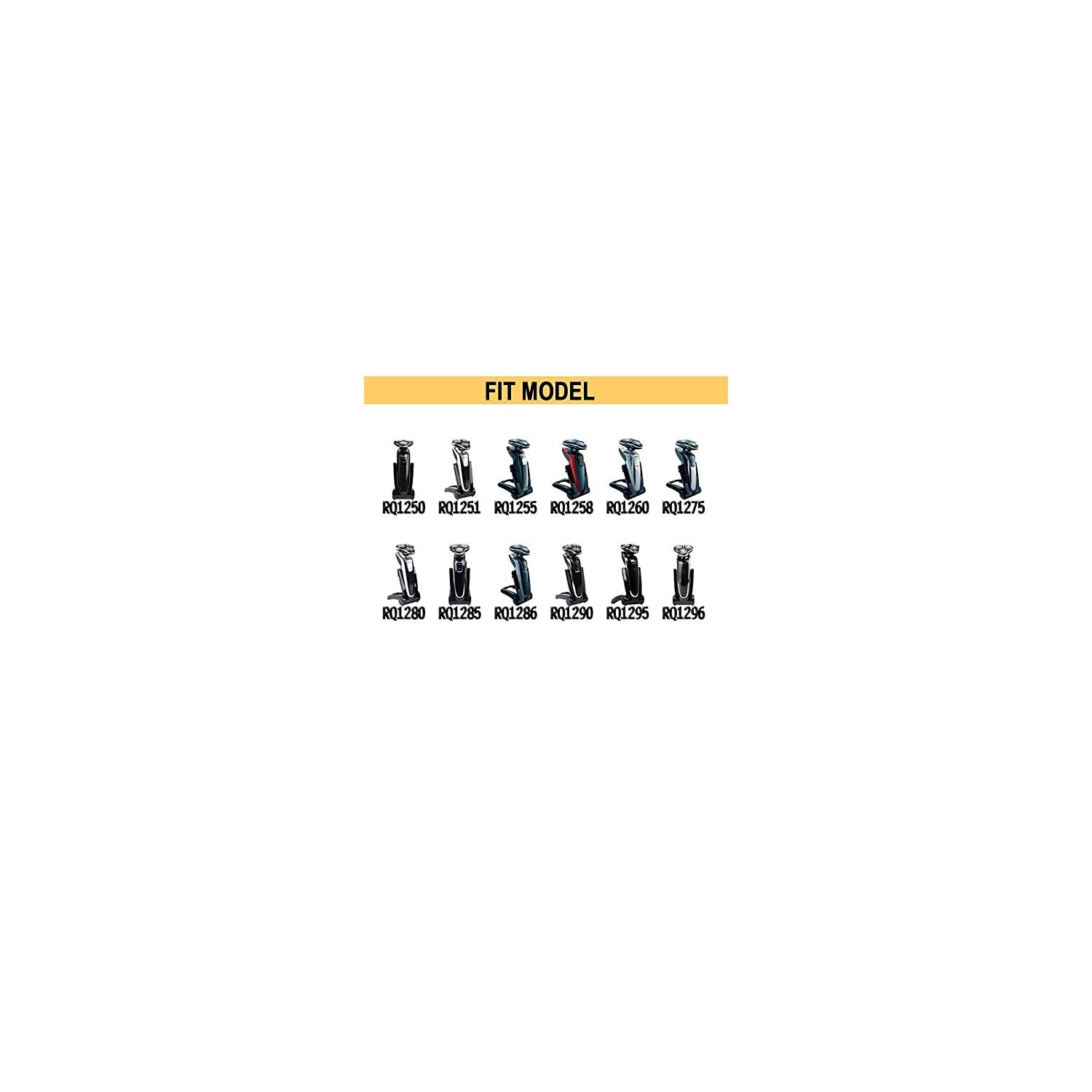 Buy now RQ12 Replacement Shaver Head Compatible with Philipss Norelcos RQ11 RQ10 Sensotouch 3D 1260X RQ1250 RQ1295 RQ1180 Arcitec Razor Shaving Unit Triple 3D at indiglob india