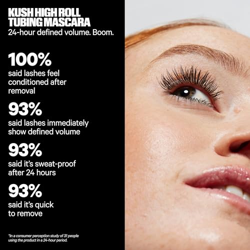 Buy now Milk Makeup KUSH High Roll Tubing Mascara Æ’?? Longwear Mascara for Natural Volume, Length + Definition Æ’?? Water-Resistant, Smudge-Proof + Flake-Free Up to 24 Hours Æ’?? 0.3 oz at indiglob india