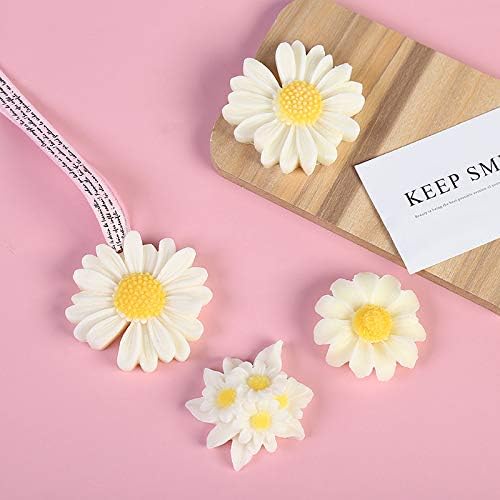 Buy now 4 Pack Chamomile & Daisy Resin Candle Mold - Single & Four Flower Designs at indiglob india