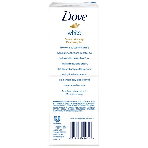 Buy now Dove Beauty Bar, White 4 oz, 6 Bar, Blue, Unscented, 24 Oz at indiglob india
