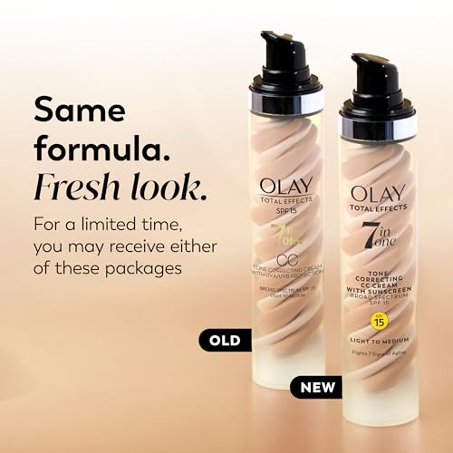 Buy now Olay Total Effects Tone Correcting Face Moisturizer with Sunscreen SPF 15, Light to Medium 1.7 Ounces at indiglob india