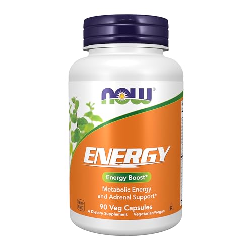 Buy now NOW Foods Supplements, Energy Dietary Supplement (lncludes B Vitamins, Green tea, Panax Ginseng and Rhodiola), 90 Capsules at indiglob india