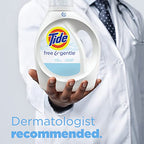 Buy now Tide Free & Gentle Liquid Laundry Detergent, 80 Loads, 105 fl oz, Tide Laundry Detergent, Clean Laundry Detergent at indiglob india