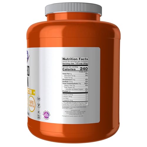 Buy now NOW Foods Sports Nutrition, Carbo Gain Powder (Maltodextrin), Rapid Absorption, Energy Production, 8-Pound at indiglob india